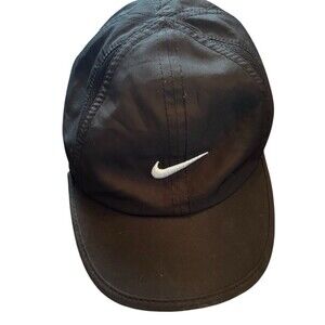 Nike Featherlight Dri-FIT Infant/Toddler Adjustable Cap Hat Black White